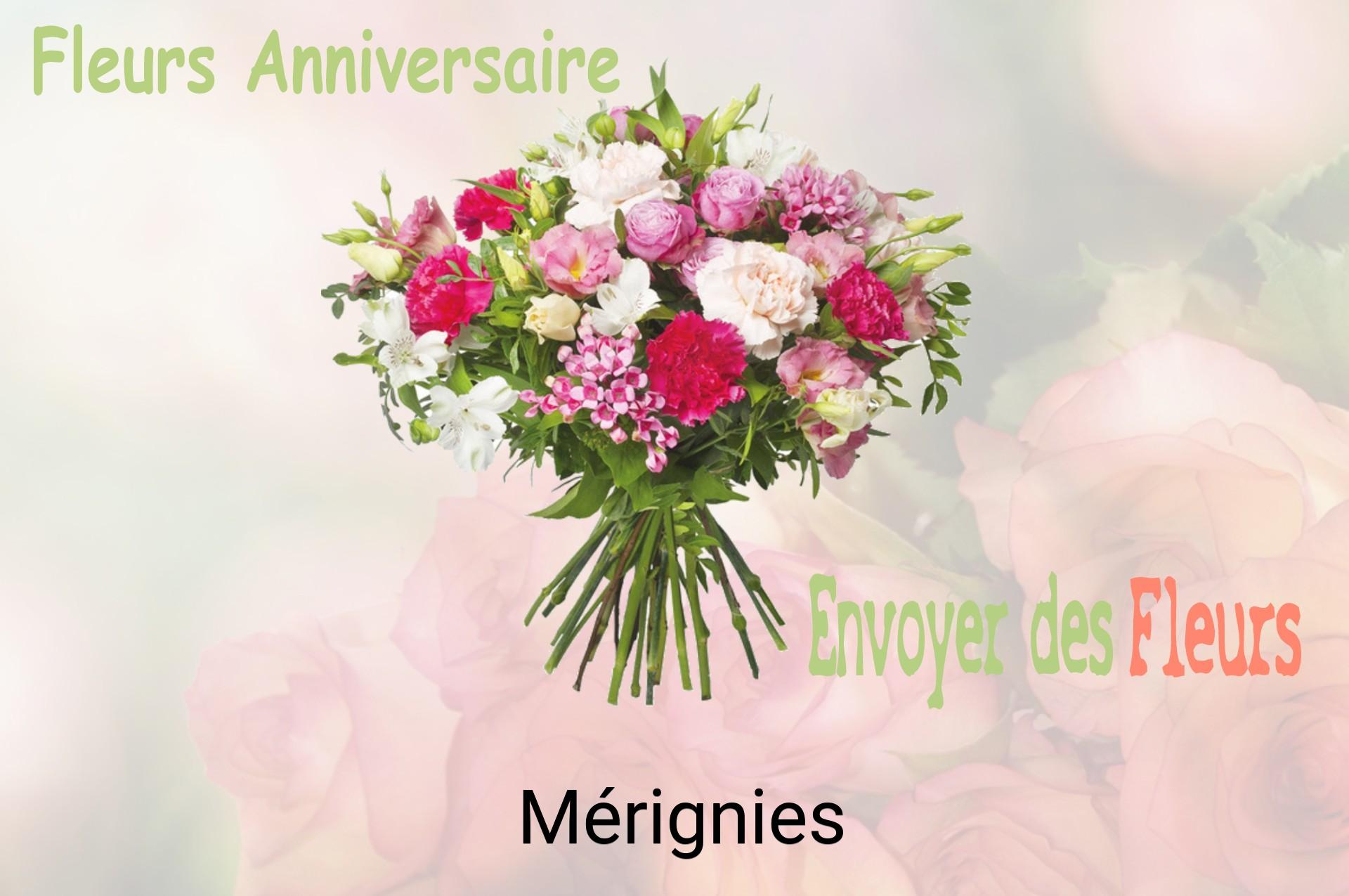 Bouquet de fleurs d’anniversaire livré à Mérignies